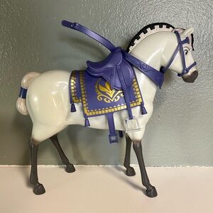 Disney Mattel Frozen Anna's Royal Horse with Saddle Kjekk Barbie Size White 10"
